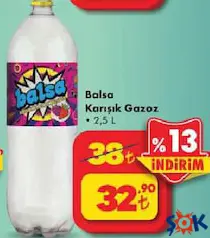 BALSA KARIŞIK GAZOZ 2,5 L fiyat ve kampanya bilgisi